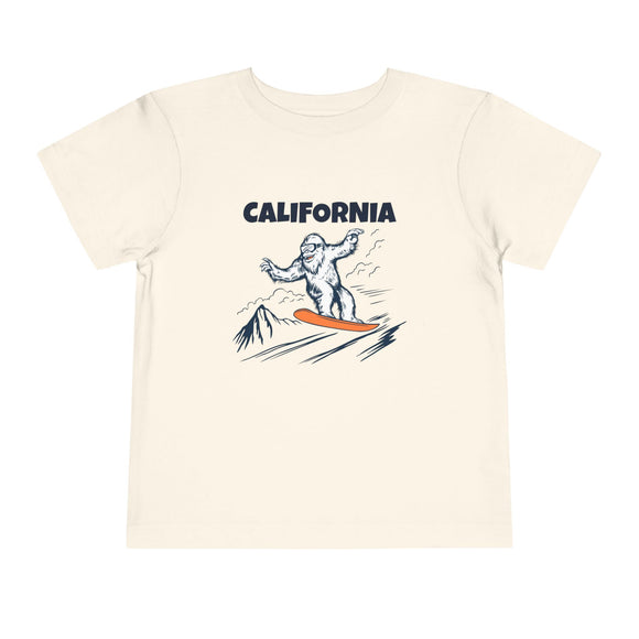 California Yeti Snowboard Toddler Tee