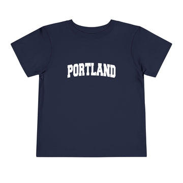 Buy navy Portland, Oregon Toddler Graphic Tee - Kids Portland Vacation Shirt
