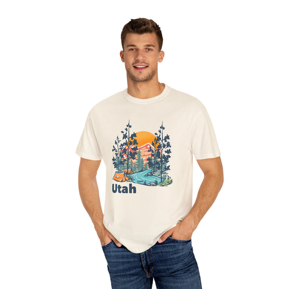 Utah Graphic Tee, Comfort Colors Retro Unisex T shirt