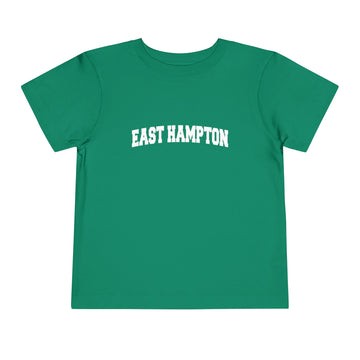 East Hampton, New York Toddler Graphic Tee - Kids East Hampton Vacation T-Shirt