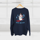 Premium New Mexico Skiing Snowman Sweatshirt-12
