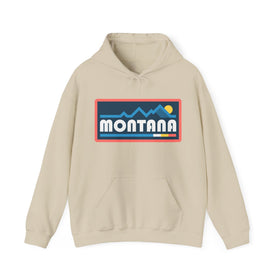 Montana Hoodie - Sun Unisex Montana Hoodie Graphic Sweatshirt - 0