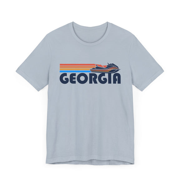 Georgia T Shirt - Retro Jetski PWC Graphic Georgia Tee