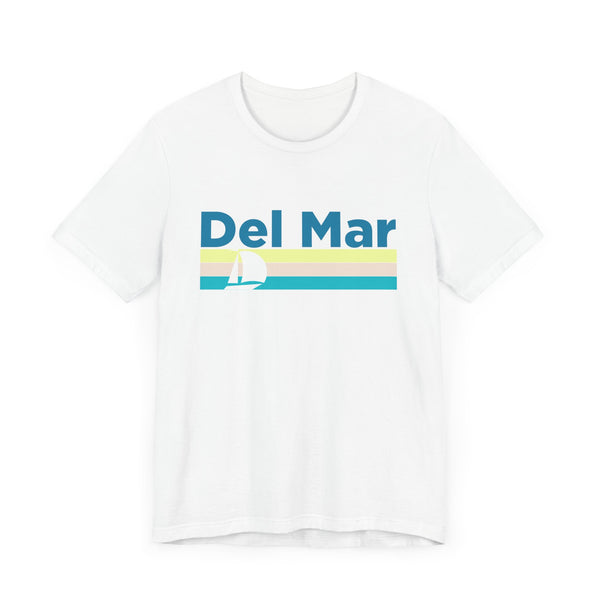 Del Mar T Shirt - Sailboat Graphic Del Mar Tee
