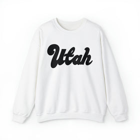 Utah Sweatshirt - Unisex Retro Utah Crewneck Sweatshirt
