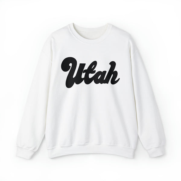 Utah Sweatshirt - Unisex Retro Utah Crewneck Sweatshirt