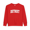 Detroit, Michigan Toddler Sweatshirt - Detroit Toddler Crewneck Sweatshirt-6