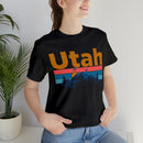 Utah T-Shirt - Mountain Sunset Unisex Utah Shirt-40