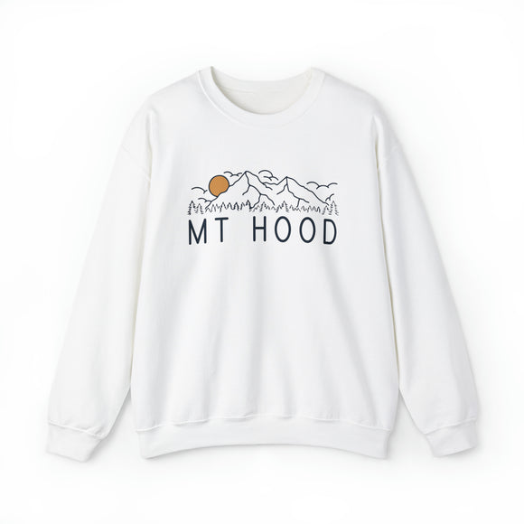 Mt Hood, Oregon Sweatshirt - Unisex Crewneck Mt Hood Sweatshirt