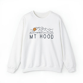 Mt Hood, Oregon Sweatshirt - Unisex Crewneck Mt Hood Sweatshirt