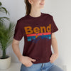 Bend, Oregon Shirt - Mountain Sunset Unisex Bend T-Shirt