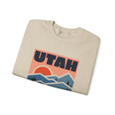 Utah Sweatshirt Retro Mountains, Utah Unisex Graphic Crewneck-10
