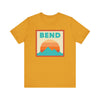 Retro Bend, Oregon T-Shirt, Mountain Sun Tee, Unisex Graphic Shirt, Vintage Bend, Oregon Top, Outdoor Adventure Clothing