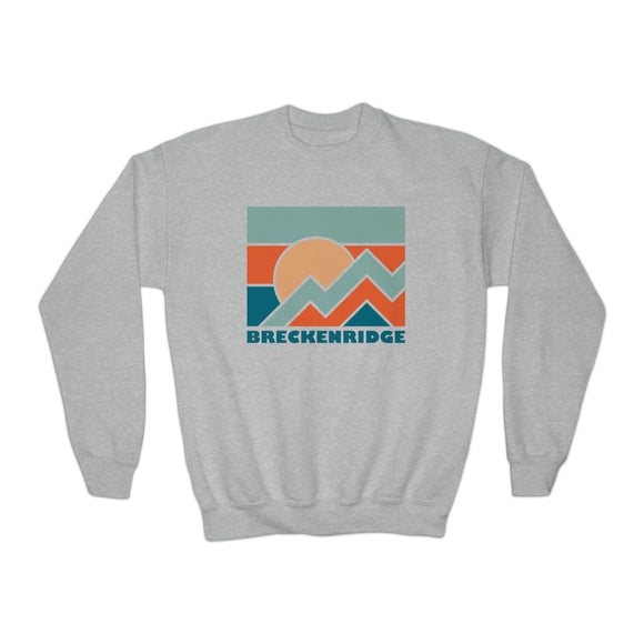 Breckenridge, Colorado Youth Sweatshirt - Unisex Kid's Breckenridge Crewneck Sweatshirt