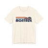Montauk, New York T Shirt - Retro Jetski PWC Graphic Tee