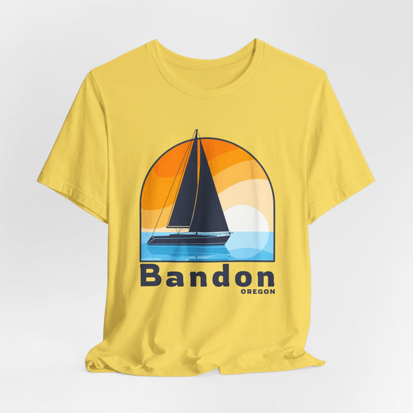 Bandon, Oregon T Shirt - Sailboat Tee
