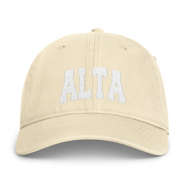 Buy ivory Alta, Utah Washed Baseball Cap - Vintage Coastal Comfort Colors