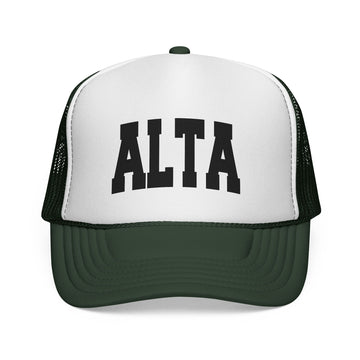 Buy dark-green Alta, Utah Collegiate Style Trucker Hat