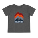 Colorado Toddler T-Shirt - Retro Palm Tree Unisex Toddler Colorado Shirt-4