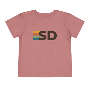 Buy heather-mauve San Diego, California Toddler Tee - SD Kids T Shirt