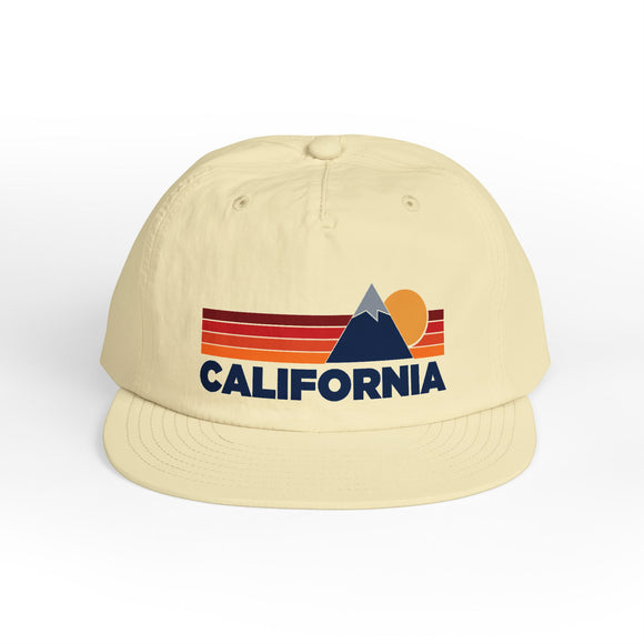 California Mountain Surf Cap | Retro Light Weight Cap