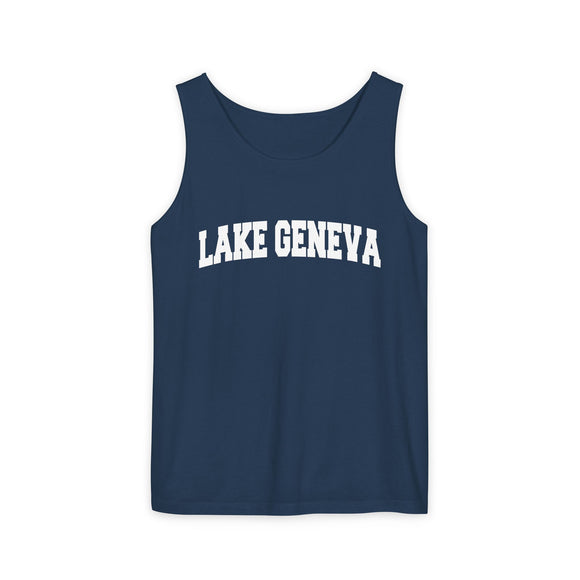 Lake Geneva, Wisconsin Tank Top Unisex | Comfort Colors - 100% Cotton