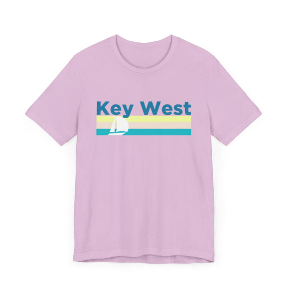 Key West, Florida T Shirt - Sailboat Graphic Tee