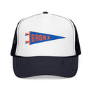 Bronx, New York Pennant Trucker Hat — Retro Flag Foam Cap-4