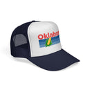 Oklahoma Retro Corn and Farm Trucker Hat-19