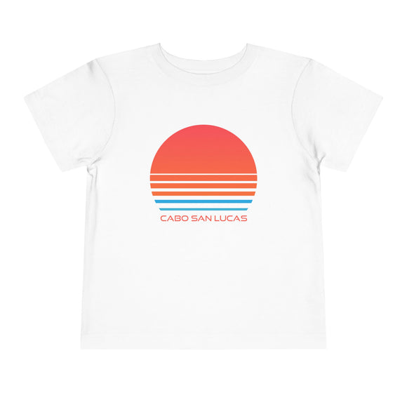 Cabo San Lucas, Mexico Toddler T-Shirt - Retro 80s Toddler Cabo San Lucas Shirt
