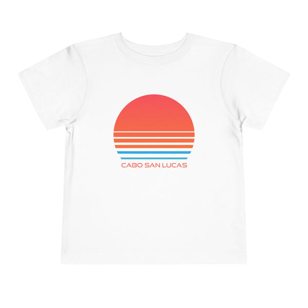 Cabo San Lucas, Mexico Toddler T-Shirt - Retro 80s Toddler Cabo San Lucas Shirt