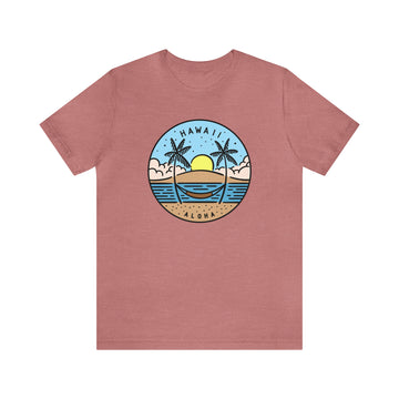 Buy heather-mauve Hawaii T-Shirt - Unisex Hawaii Shirt