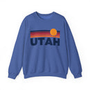 Utah Sweatshirt Retro Sun Unisex - Vintage Utah Inspired Warm Pullover Jumper-5