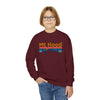 Mt Hood, Oregon Youth Sweatshirt - Unisex Kid's Mt Hood Crewneck Sweatshirt