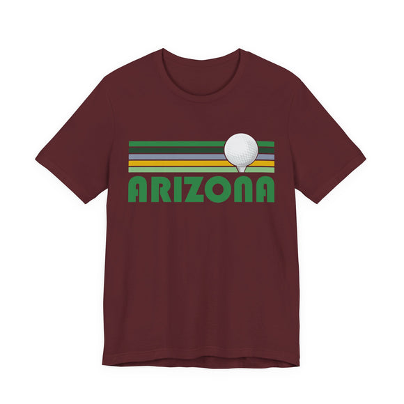 Golf Arizona T-Shirt - Retro Golf Unisex Arizona Shirt