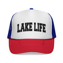 Lake Life Retro Collegiate Style Trucker Hat-1