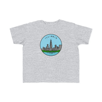 Buy heather Illinois Toddler T-Shirt - Unisex Toddler Illinois Shirt