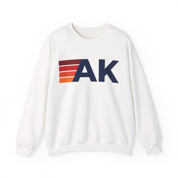 Alaska Retro Sweatshirt | Retro Stripes Alaska
