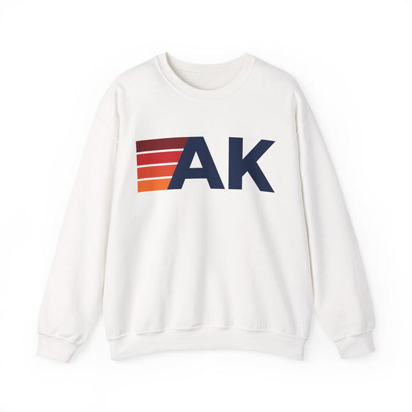 Alaska Retro Sweatshirt | Retro Stripes Alaska