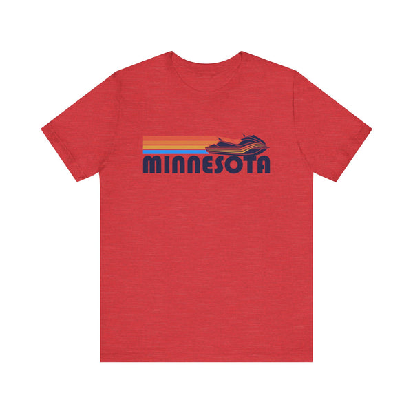 Milwaukee, Minnesota T Shirt - Retro Jetski PWC Graphic Tee