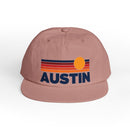 Austin, Texas retro sunset Surf Cap | vintage striped sun state hat-7