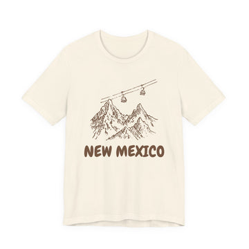 New Mexico Mountain T-Shirt — Vintage Gondola Ski Mountain Tee