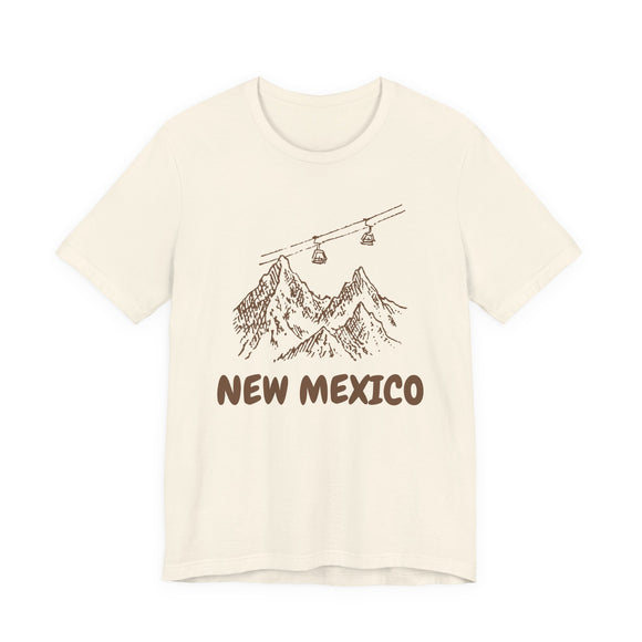 New Mexico Mountain T-Shirt — Vintage Gondola Ski Mountain Tee