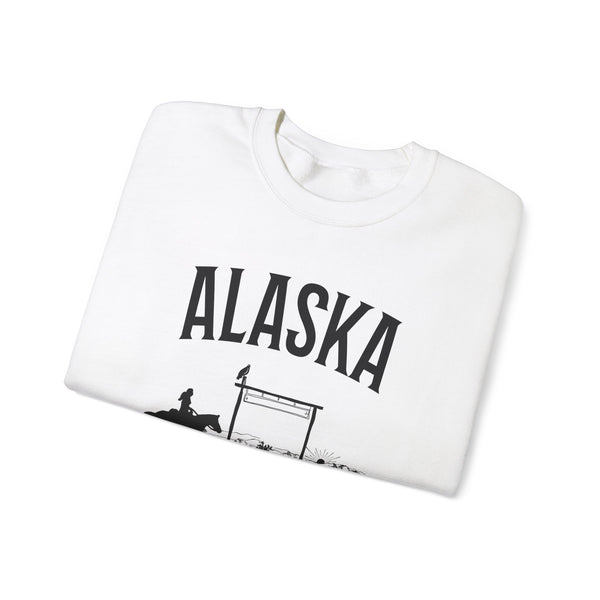 Alaska Sweatshirt - Mountain Cowgirl Graphic Crewneck
