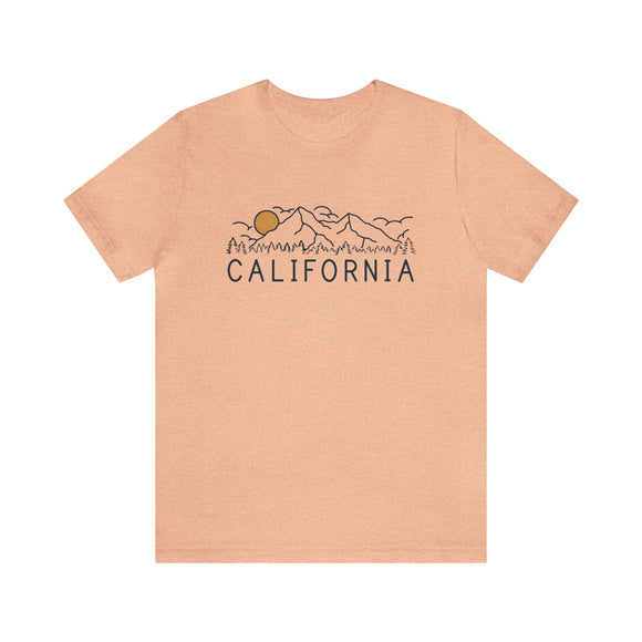 California T-Shirt - Retro Unisex California Shirt