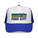Park City, Utah Retro Bike Trucker Hat - Vintage Style Park City Cap-4
