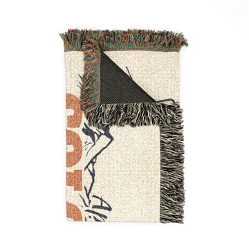 Colorado Ski Town Throw Blanket | Mountain Woven Blanket - 0