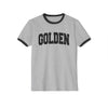 Golden, Colorado Cotton Ringer Graphic Tee - Unisex Golden T Shirt, Vintage Style Tee, Men's/Women's Tee