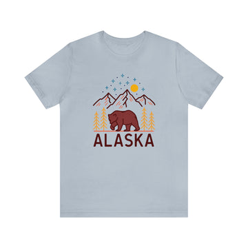 Buy light-blue Alaska T-Shirt - Retro Unisex Alaska Shirt