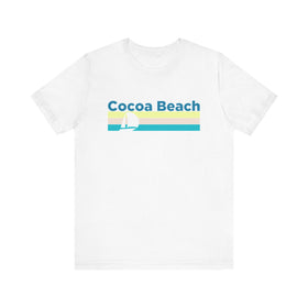 Cocoa Beach, Florida T Shirt - Sailboat Graphic Tee